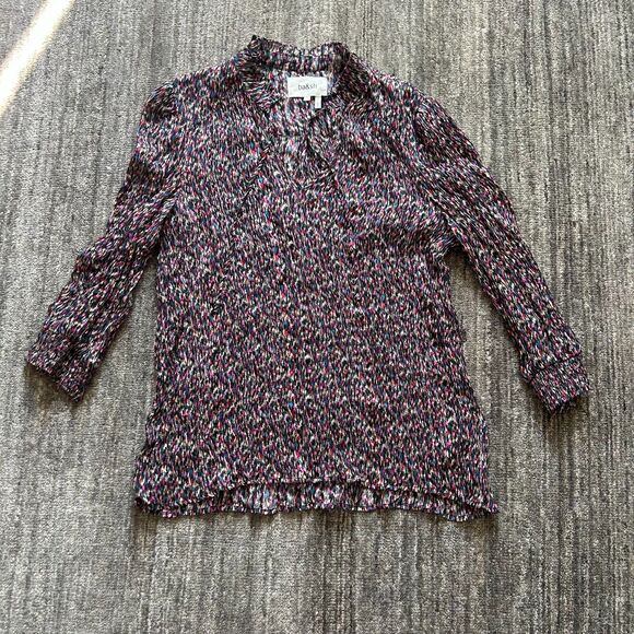 ba&sh Women's Ruffle Collar Dallas Top, Size L - Picture 3 of 6